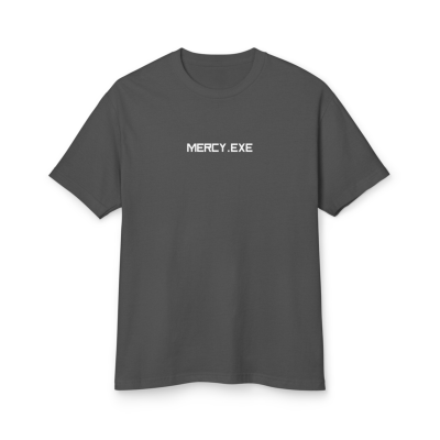 MERCY.EXE CORE TEE in Faded Black