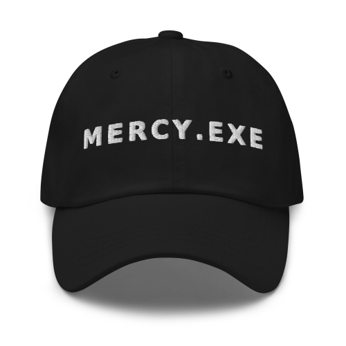MERCY.EXE DAD HAT in Black