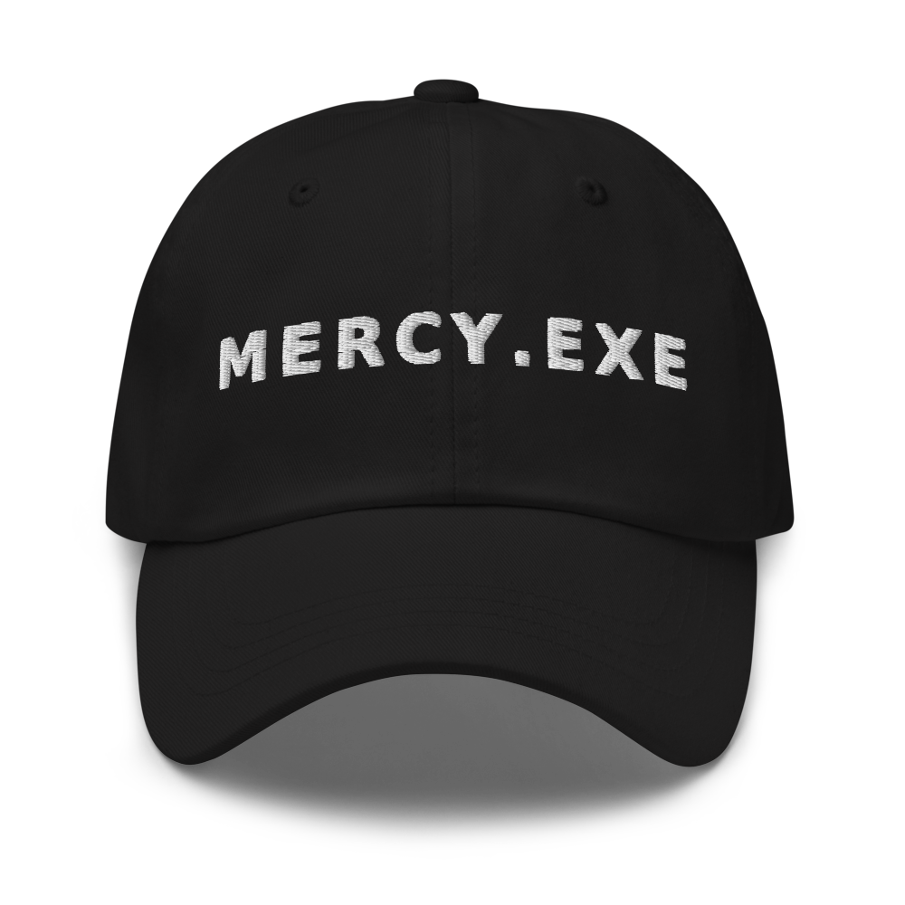 MERCY.EXE DAD HAT in Black