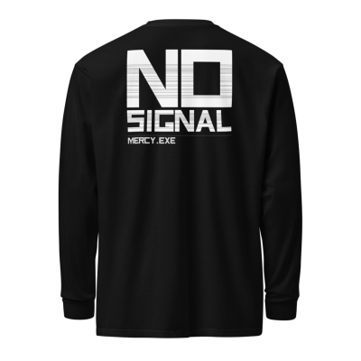MERCY.EXE NO SIGNAL LONG SLEEVE in Black