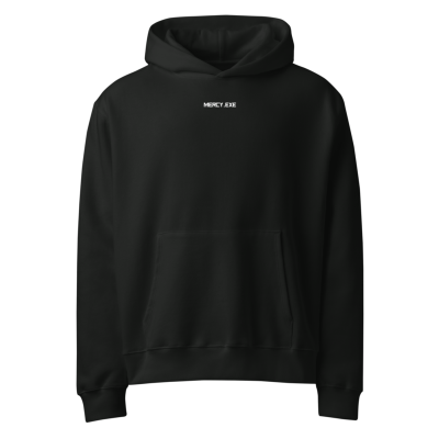 MERCY.EXE WORLD ON MUTE HOODIE in Vintage Black